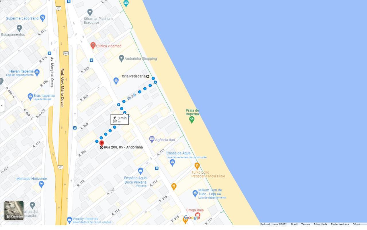 Apartamento 200 Metros Da Praia 03 Quartos Com Ar Condicionado - Meia Praia - Ітапема Екстер'єр фото