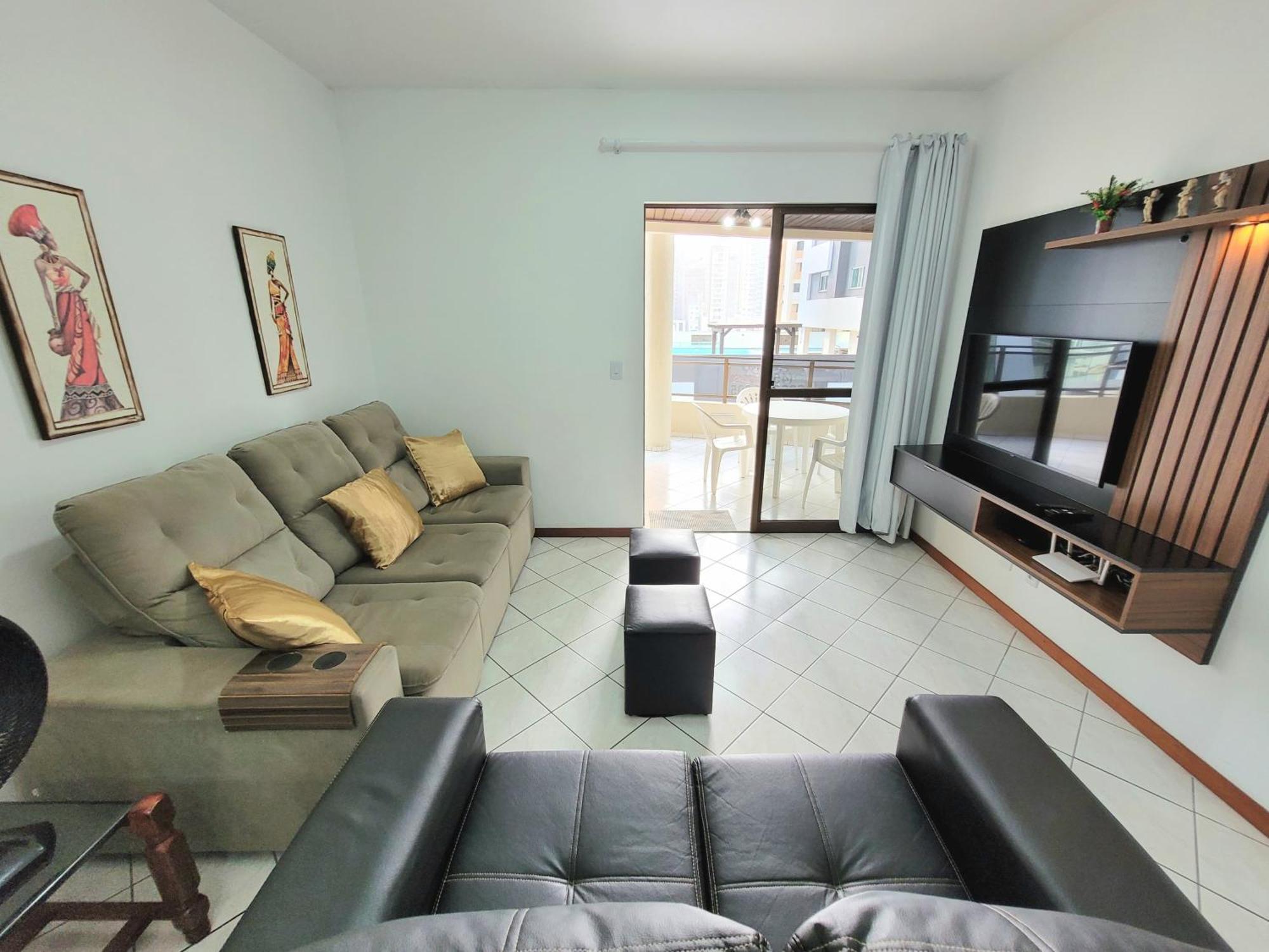 Apartamento 200 Metros Da Praia 03 Quartos Com Ar Condicionado - Meia Praia - Ітапема Екстер'єр фото
